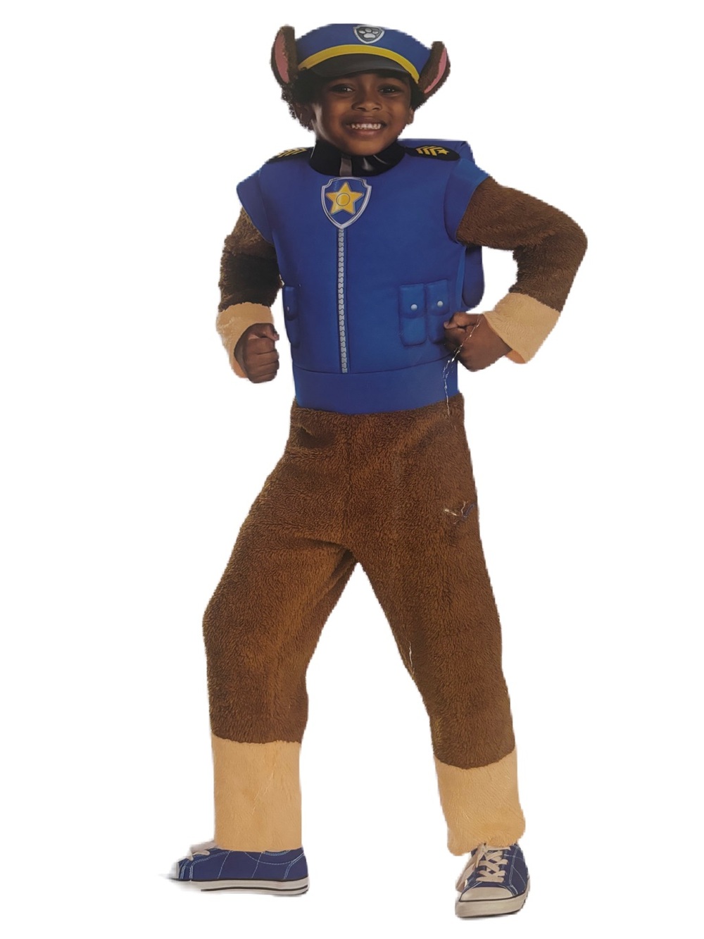 Paw Patrol Chase Plush Brown Boys Kids One-Piece Costume Baby Infants 12-18 mos